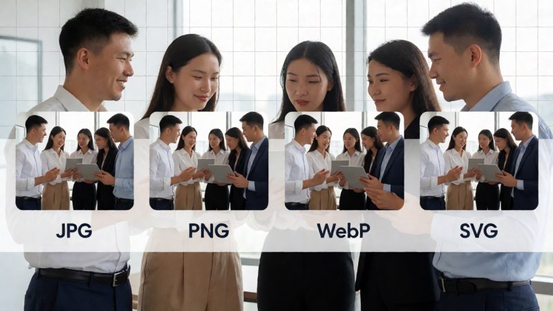 图片格式对比:JPG、PNG、WebP、SVG格 配图